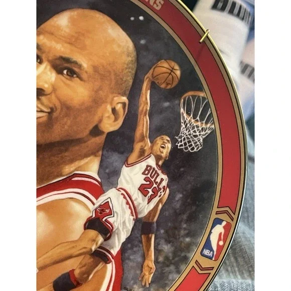 Michael‎ Jordan Record 72 Wins Collector's Plate Bradford Exchange Vintage